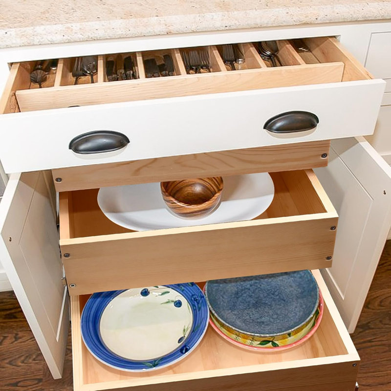 Pull Out The Drawer From The Cabinet