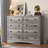 8 Drawer Dressers for Bedroom, Wood Chest of Drawers,  Large Long Storage for Clothes, Vintage Design, for Living Room, Bedroom, Hallway-32525467