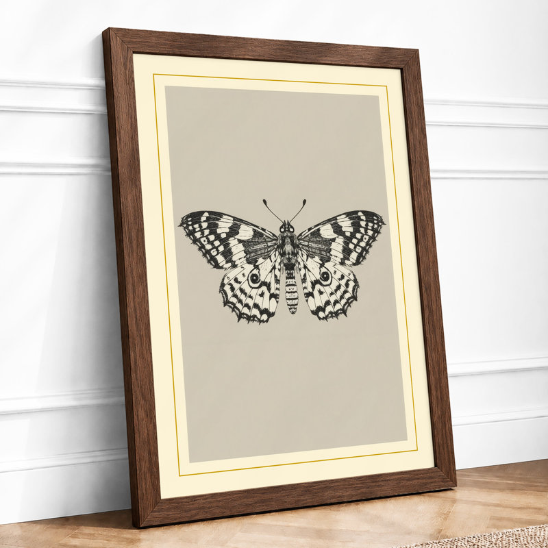 Specimen Study Botanical - Framed Print, A1 - 84.1 x 59.4 cm, Walnut