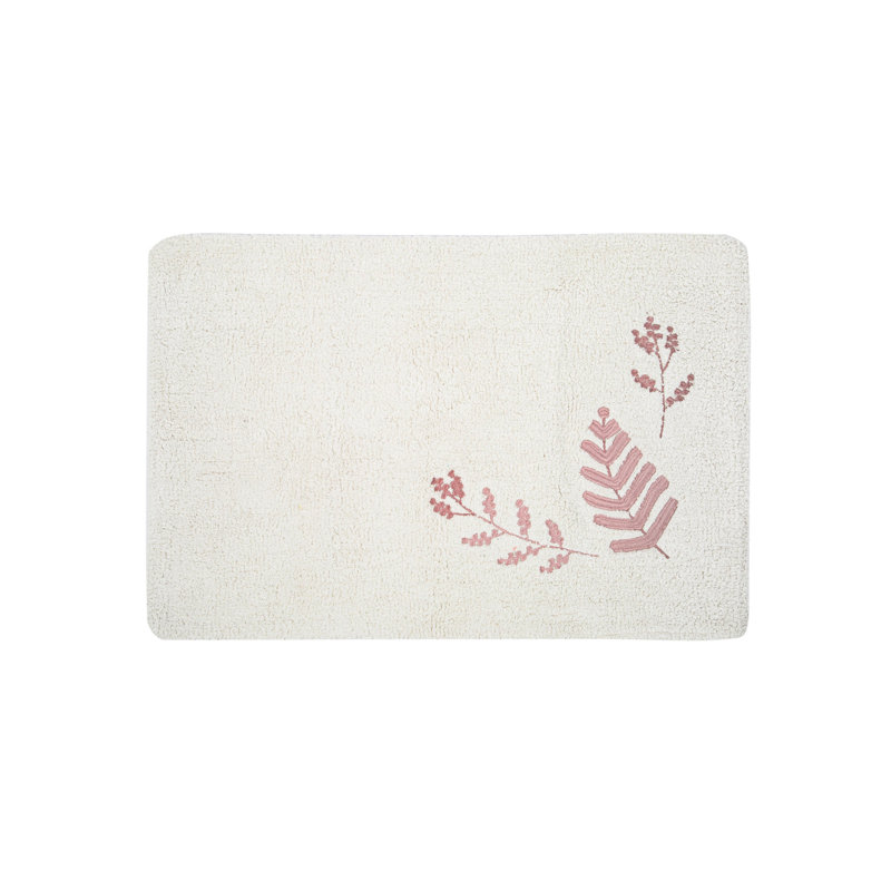 Tapis pour salle de bain Jacob, Vieux rose