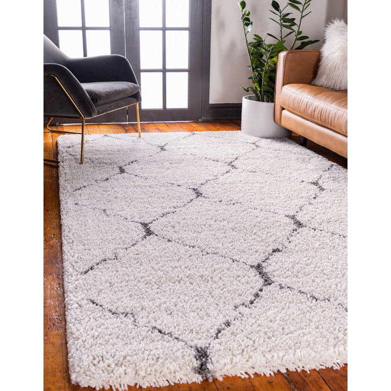 Moroccan Shag Oriental Indoor Rug, Rectangle 9' x 12'