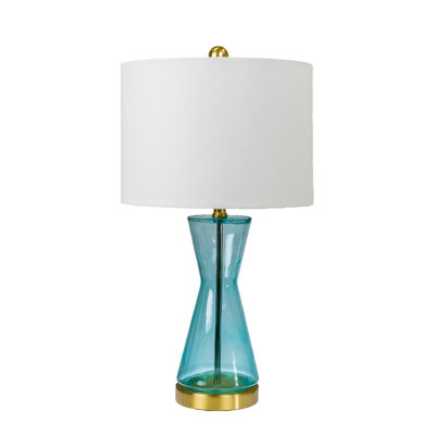 Tiyah Glass Table Lamp Set