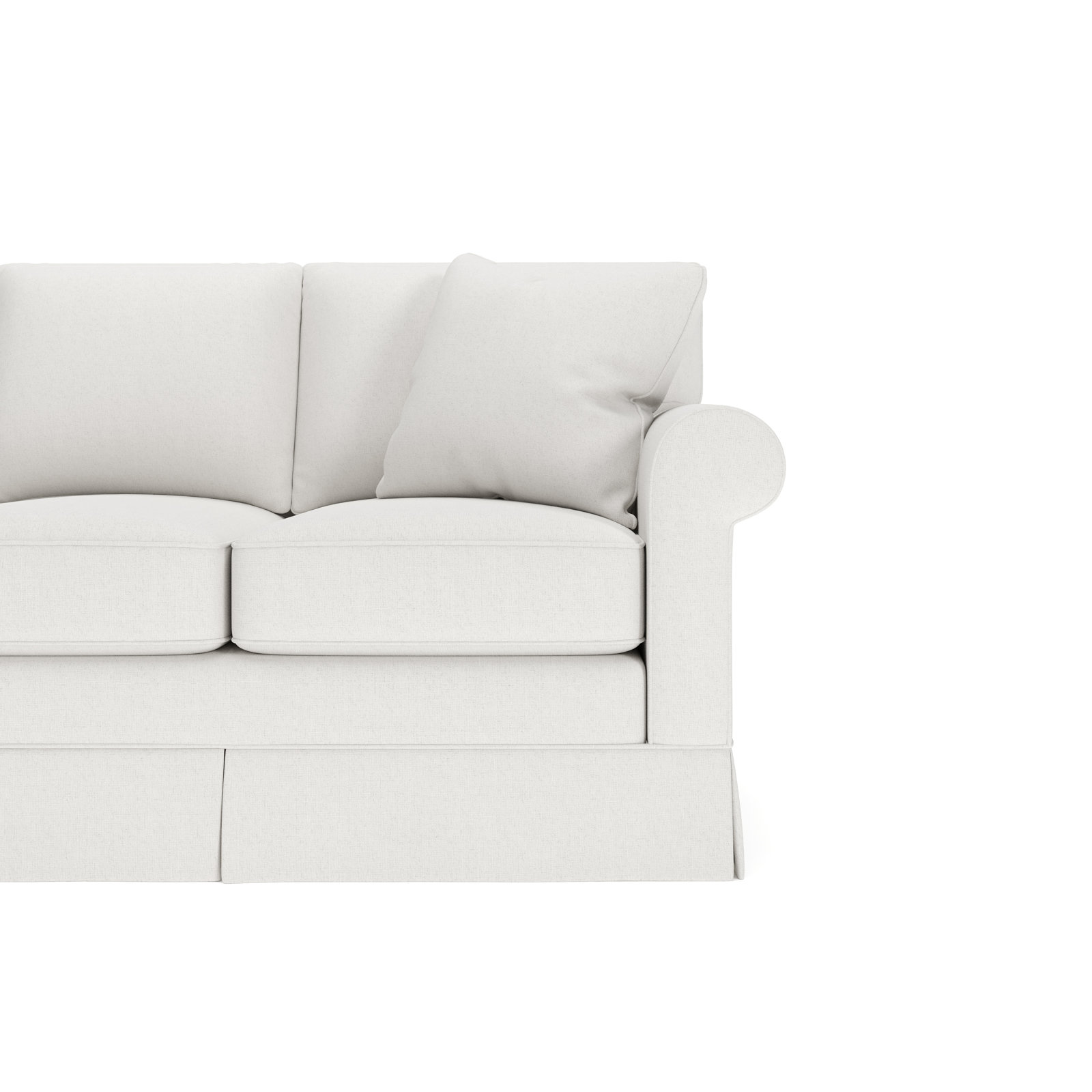 Amari Slipcovered L-Sectional, Left Hand Facing, Macarena Beige
