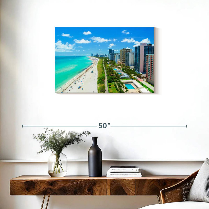 Nicci Miami's South Beach, H 20 po x l 30 po