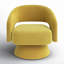 Fauteuil d'appoint pivotant Bhupendra-1821670882