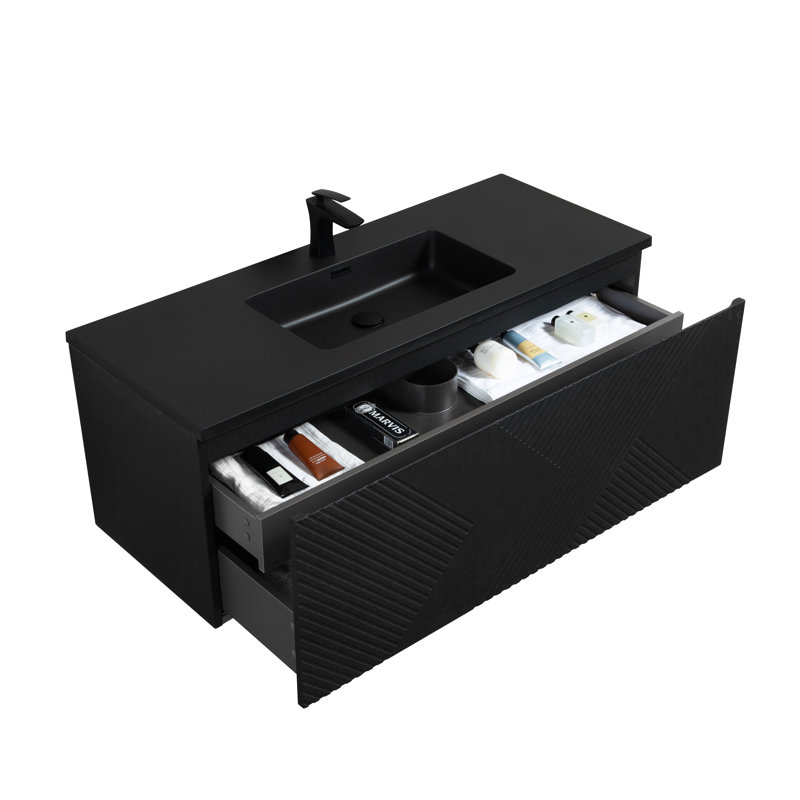 Ensemble de meuble-lavabo simple mural 47 "47"