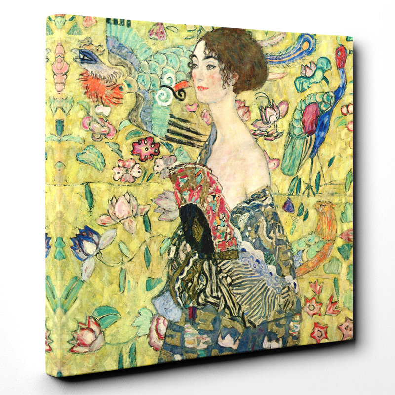 Gustav Klimt - Wrapped Canvas Painting, 76cm H x 76cm W
