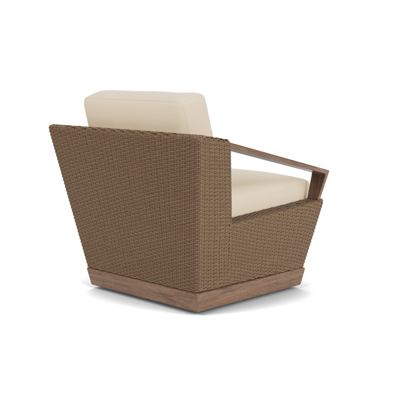 Outdoor Swivel Armchair, Callen Pearl