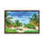 Classic Brown Wood Floater Framed