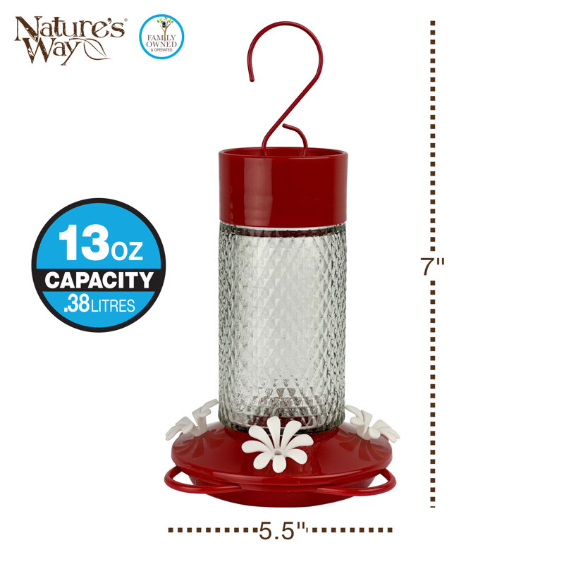 Gravity Hummingbird Feeder – Charming Cherry