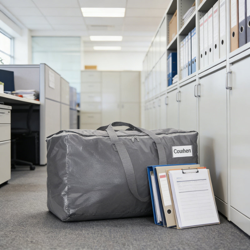Heavy Duty Moving And Storage Bags With Zippers And Handles - Large Collapsible Totes For Space Saving Organization, 6 Pack