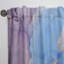 Paire de rideaux semi-transparents avec passe-tringle Ink Clouds VI-73293490