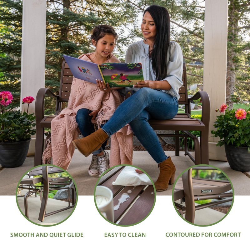 Glider Bench, Mocha Brown
