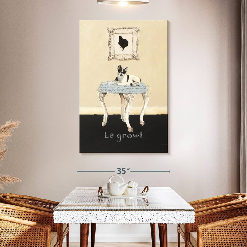 Brampt Le Growl, 51" H x 34" W