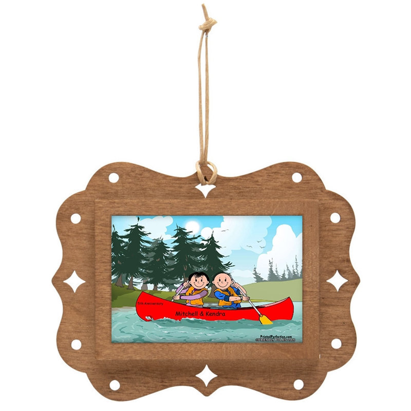 Porte-clés en bois personnalisé, Oui