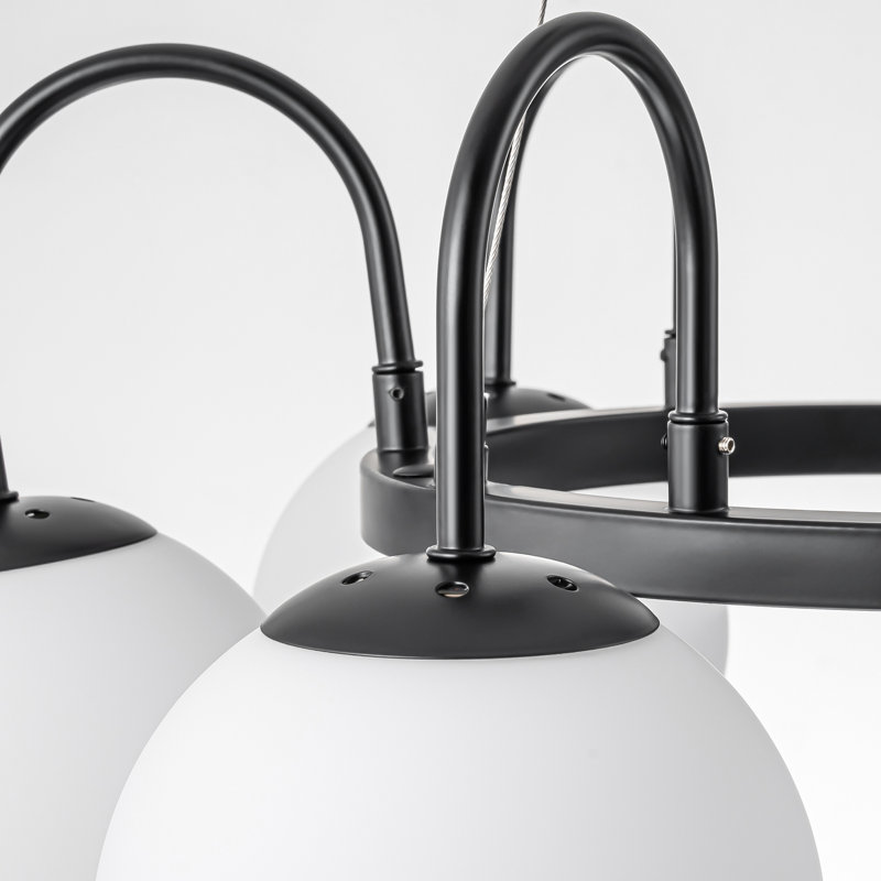 Royelle 6-Light Chandelier, Noir