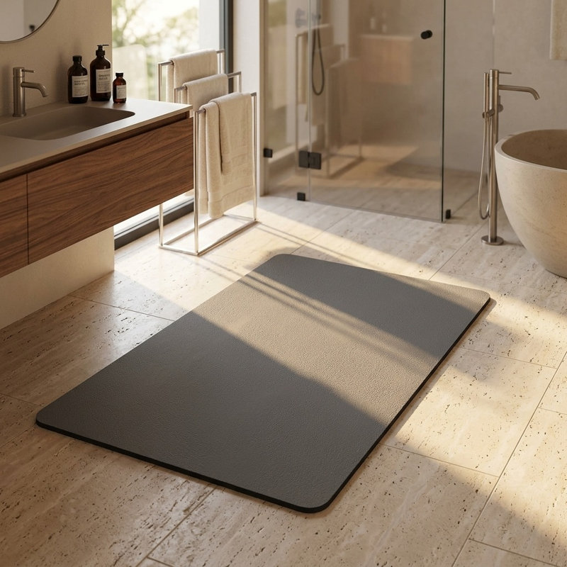 Bath Mat, Dark Beige