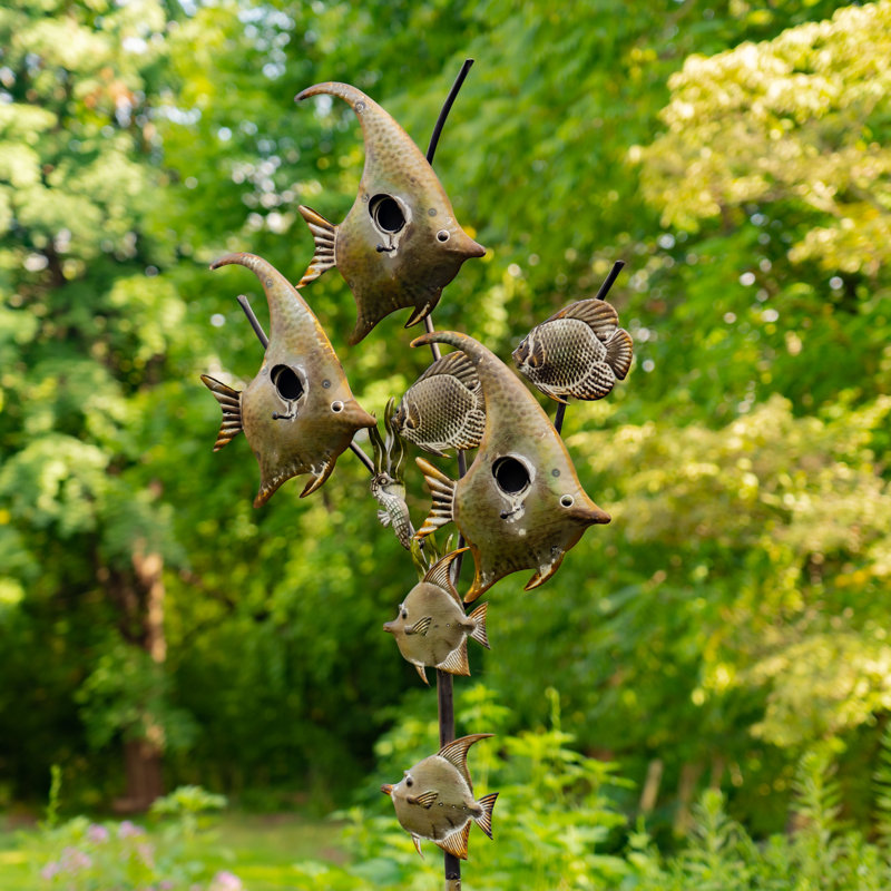 Guglielmo Angel Fish 87 in x 26 in x 9 in Birdhouse