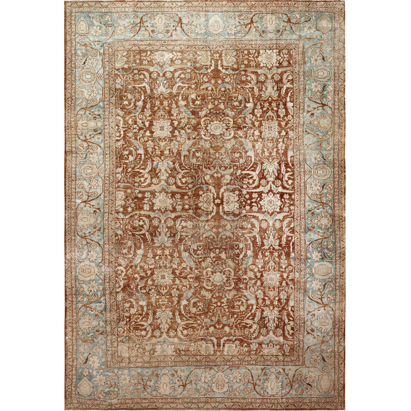 Oriental Machine Printed Area Rug, Rectangle 200.7 x 274.3 cm