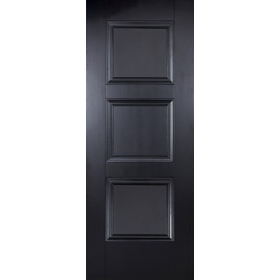 Amsterdam Primed Black Internal Fire Door