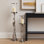 Grand porte-bougie pilier sculptural moderne pour décoration de table - Porte-bougie élégant pour une décoration intérieure - Ensemble de 2, 30 po, 21 po, doré