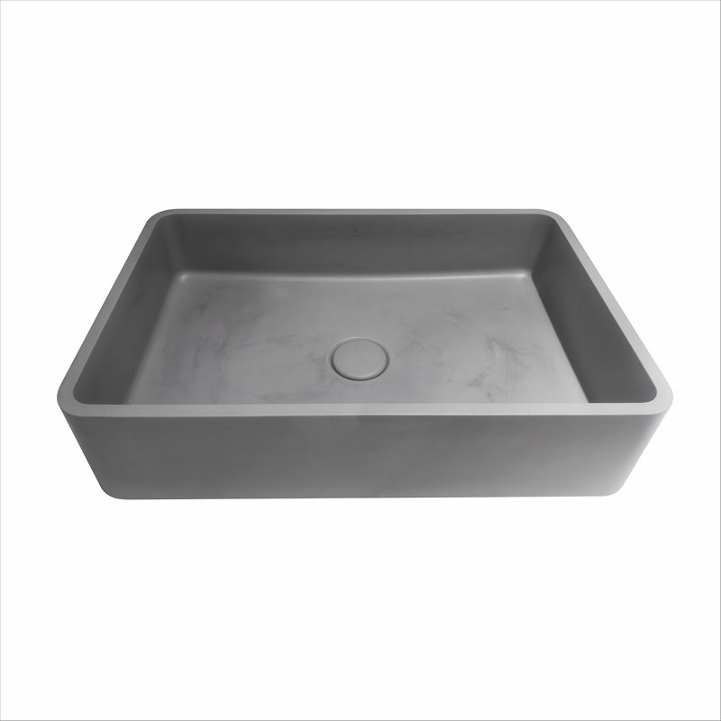 Vessel Rectangular Modern Bathroom Sink