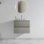Meuble-lavabo mural 24 po avec lavabo en céramique avec trois trous de robinet, grand meuble-lavabo flottant de rangement pour salle de bain moderne, lavabo une pièce sans drain, pré-assemblé-1603188212