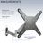 Silver Pneumatic Arm TV Wall Mount