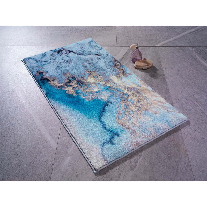 Tapis pour salle de bain Lela, H 0,39 po x l 22,44 po x L 39,37 po