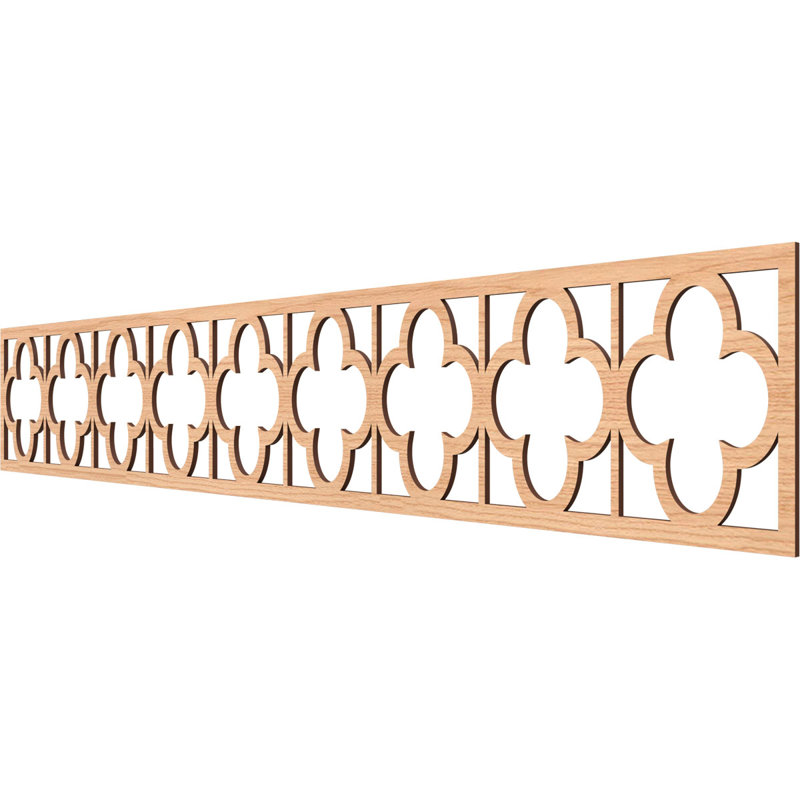 Moulure à panneau Woodall, Noyer blanc, H 8 po x l 46,625 po x P 0,25 po