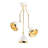 Adjustable Height & Head 3-Lights Metal Body Cluster Pendant-818835839