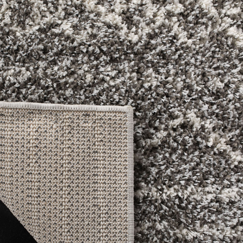 Develin Performance Geometric Rug, Rectangle 5'1" x 7'6", Brown/Ivory