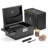 Dakota Fields Stash Box With Rolling Tray, Smell Proof Large Bamboo Storage Box With Lock, Decorative Box Set Includes Glass Jars & Grinder-808641164