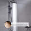 Ensemble de douche à pluie moderne 12 po, douchette à pluie, douchette à main et bec de baignoire, robinet de douche tout-en-un avec valve-91518282