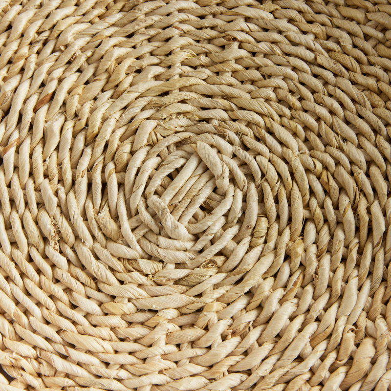 Rattan/Wicker Decorative Tray, Round