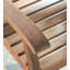Fauteuil de patio en eucalyptus Metter
