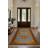 Girvin Yellow Gray Oriental Machine Printed Cotton Polyester Area Rug-957309857
