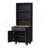 Storage Cabinet with Adjustable Shelves, 5 Tier Bookshelf with Drawer-498776067