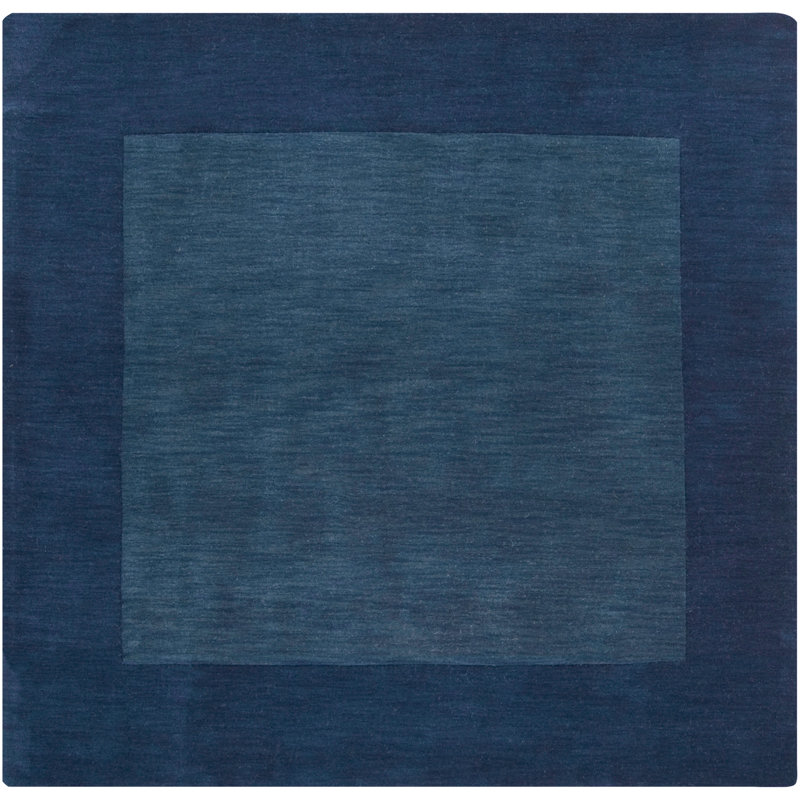 Tapis en laine tissé à la main Dolma, Carré 8 pi