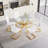 Lyne 6 - Person Pedestal Base Dining Set-985355892