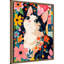 «Floral Patchwork Cat» par Mauriello, reproduction d'art sur toile encadrée-1338260154