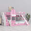 Lit superposé de style château-508657649-508657648