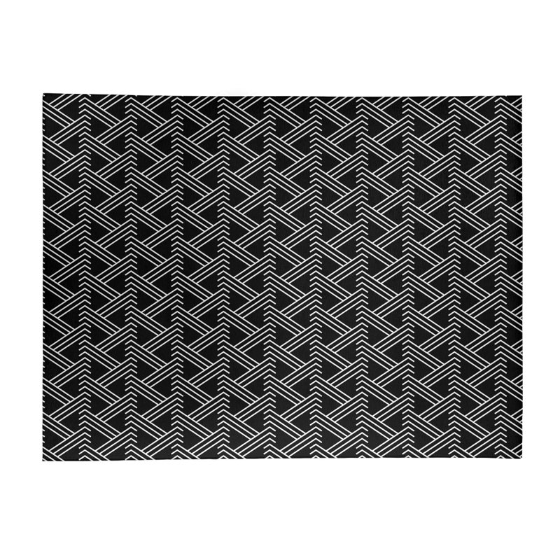 Chenille Geometric Indoor Rug, Rectangle 5' x 7'
