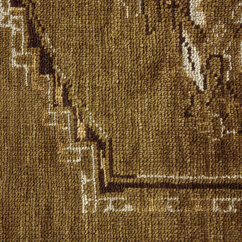 Astana Hand-Knotted Rug-Astana Fog-12'x15', Rectangle 8' x 10', Astana Olive