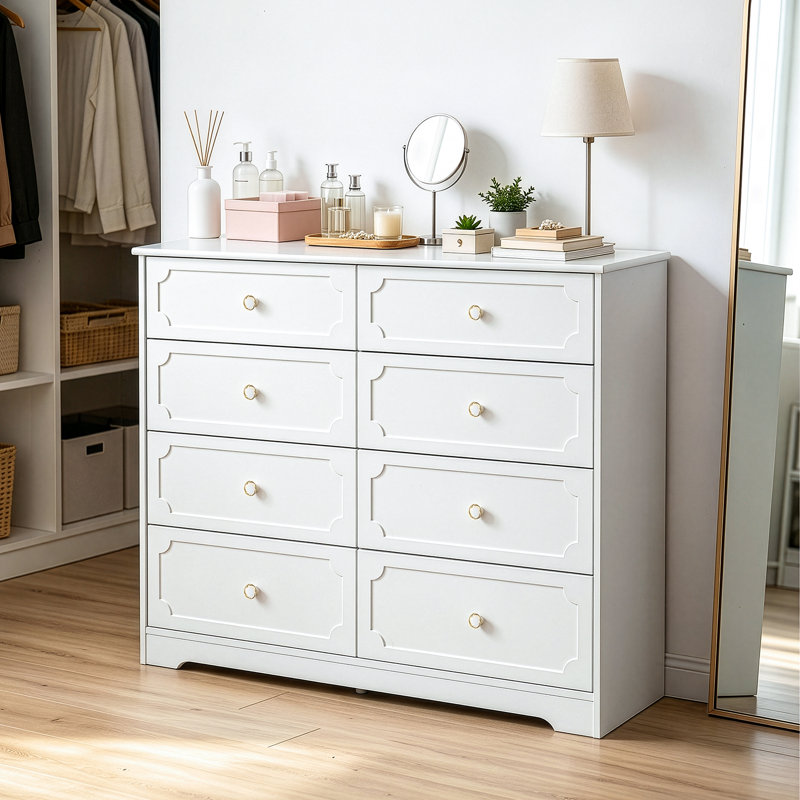 Commode 8 tiroirs 41,3 pouces