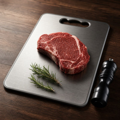 430 And 403 Stainless Steel Daily-use Double-sided Cutting Boards For Kitchen