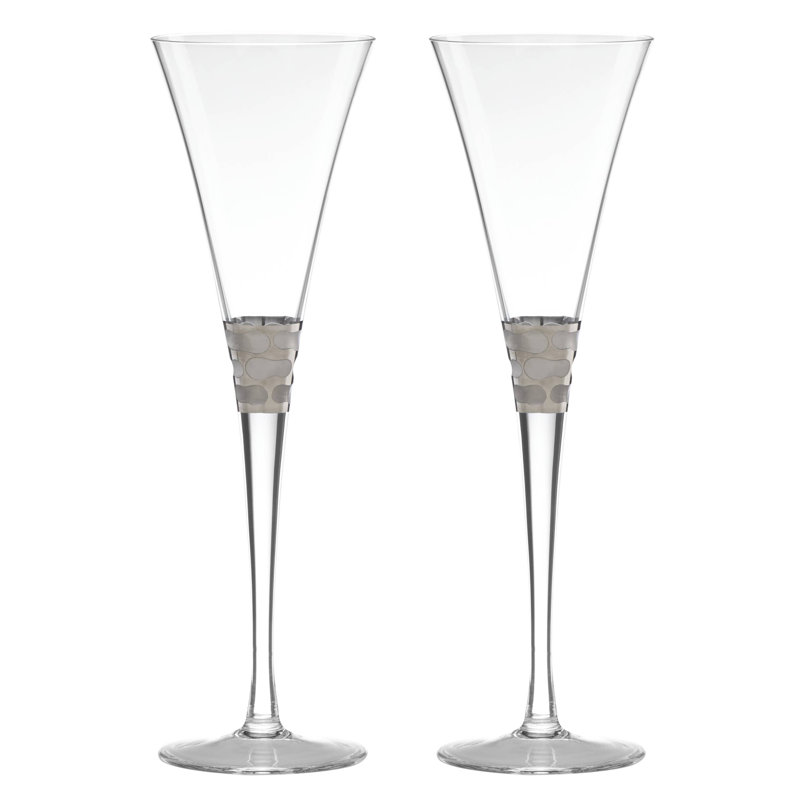 Truro 8oz. Handmade Flute Set, Platinum