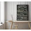 « cuisine rules », art textuel sur toile tendue-29146582