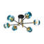 Glass Bubble Sputnik Semi Flush Chandelier -2023126852