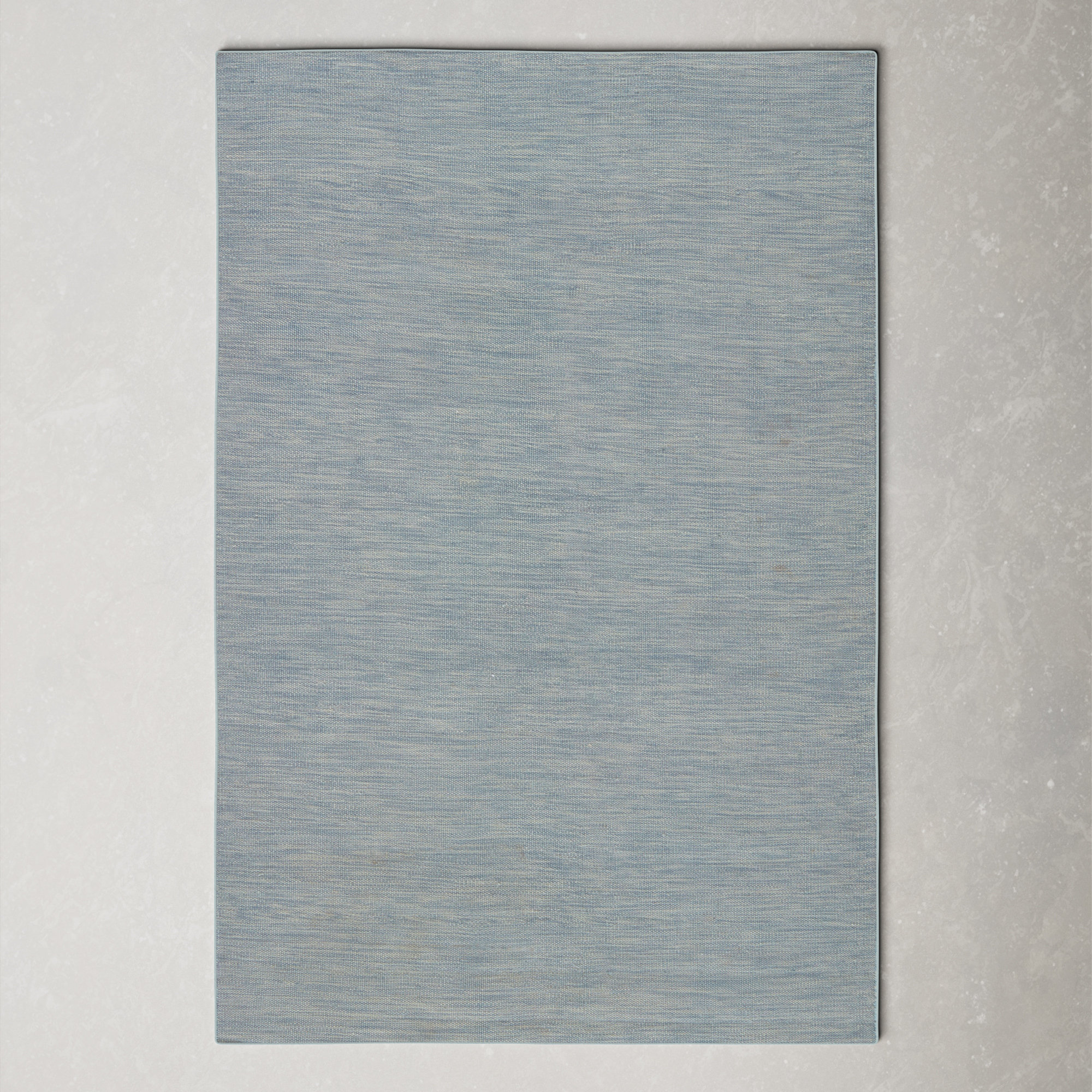 Burkett Handmade Recycled P.E.T Gray Indoor/Outdoor Rug, Rectangle 2' x 3'